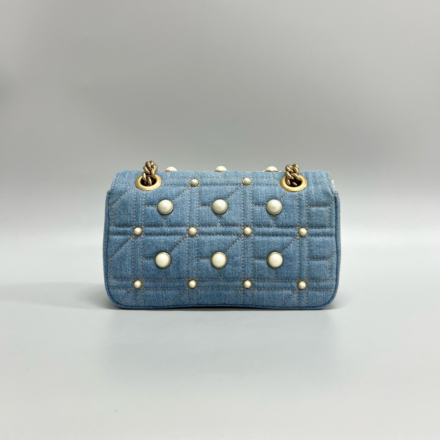 Gucci Limited Edition Denim Pearl Marmont 22