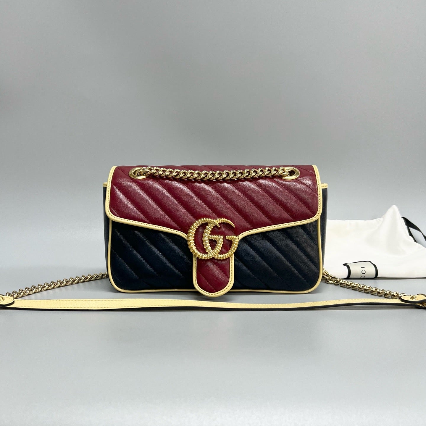 Gucci Marmont 26 – Tricolor Spiral
