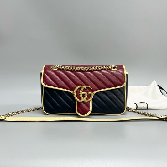 Gucci Marmont 26 – Tricolor Spiral