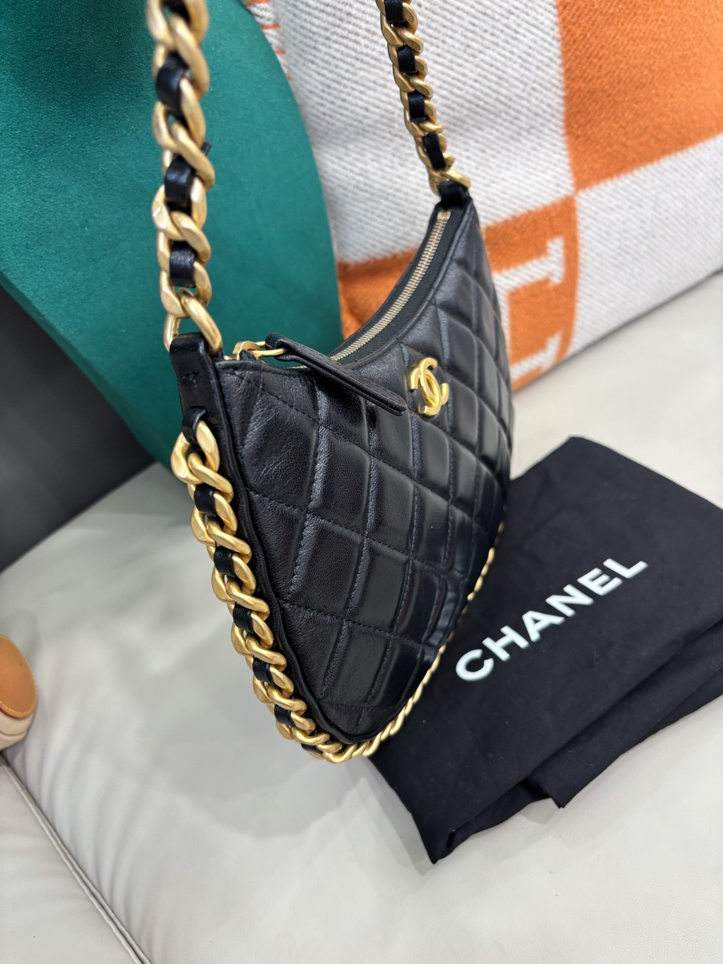 Chanel 23B Hobo Shoulder Bag