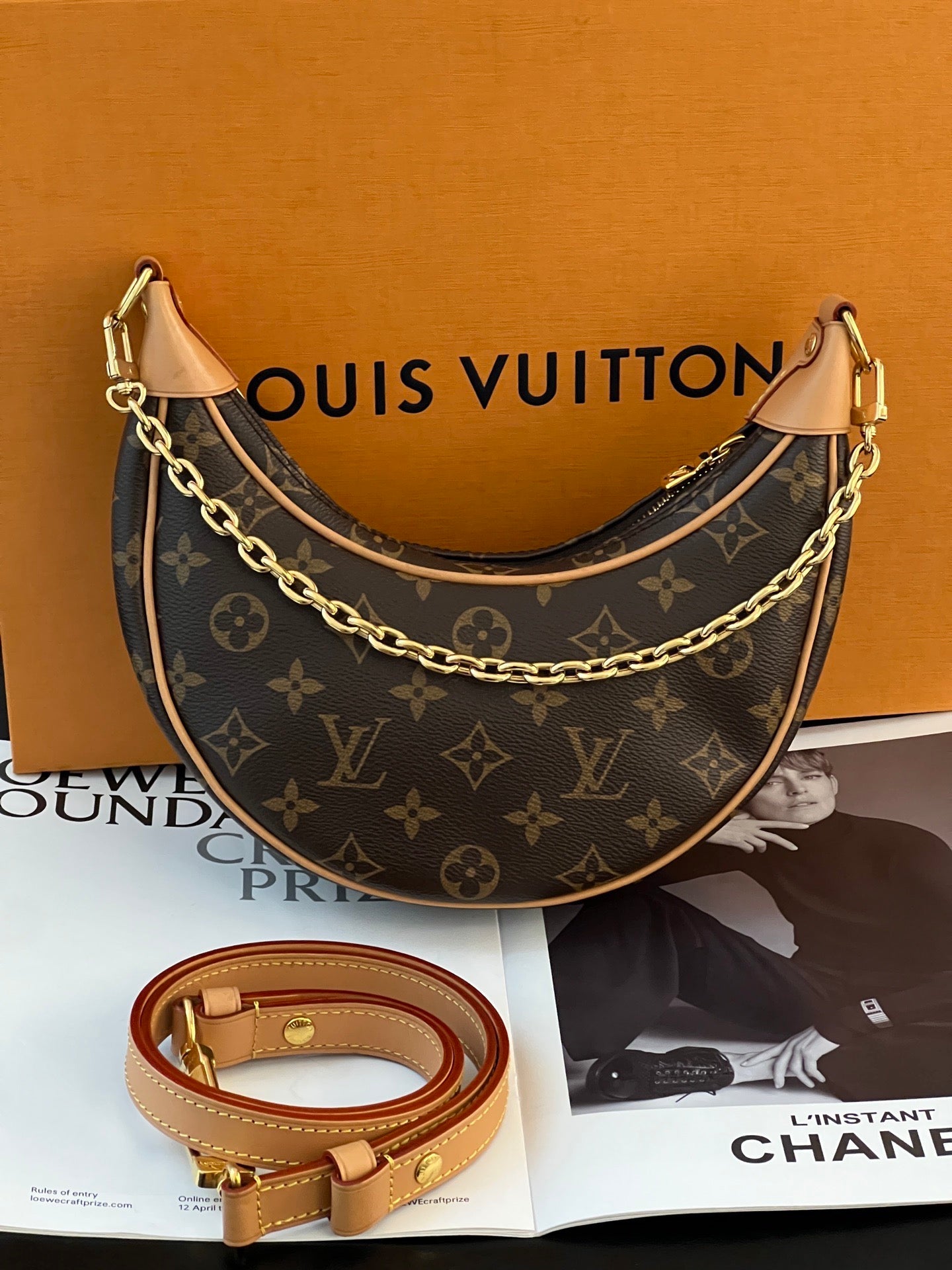 Louis Vuitton Monogram Loop Bag (Chip Version)