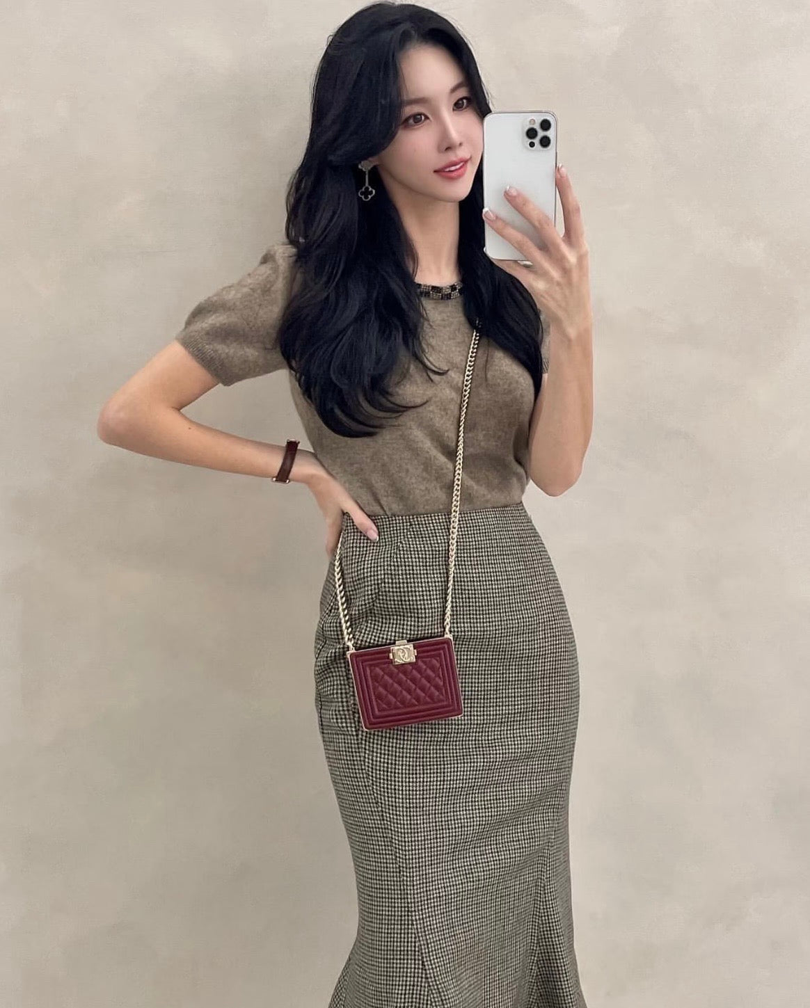 Chanel 22A Métiers d’Art Mini Le Boy Box Bag