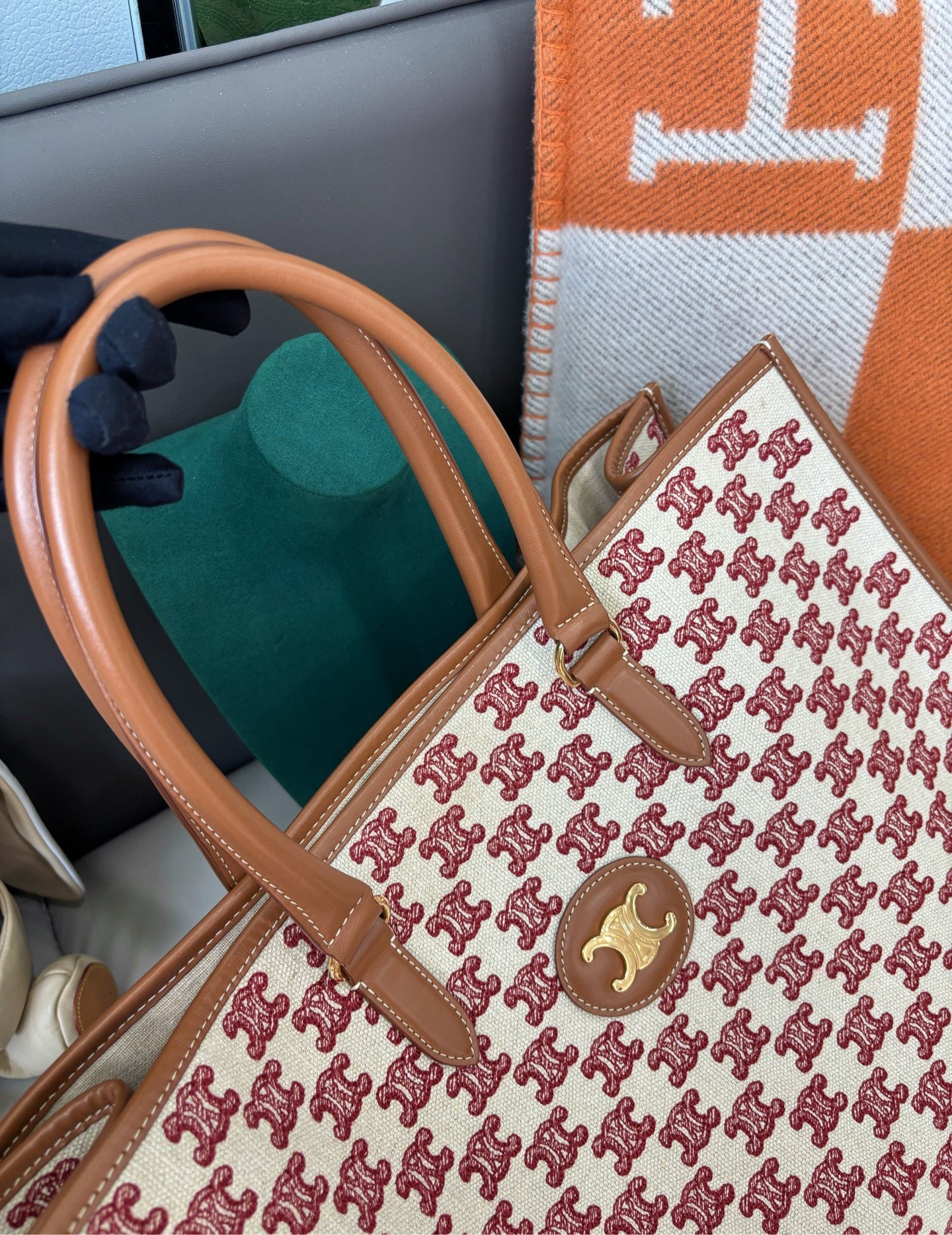 Celine Monogram Canvas Tote