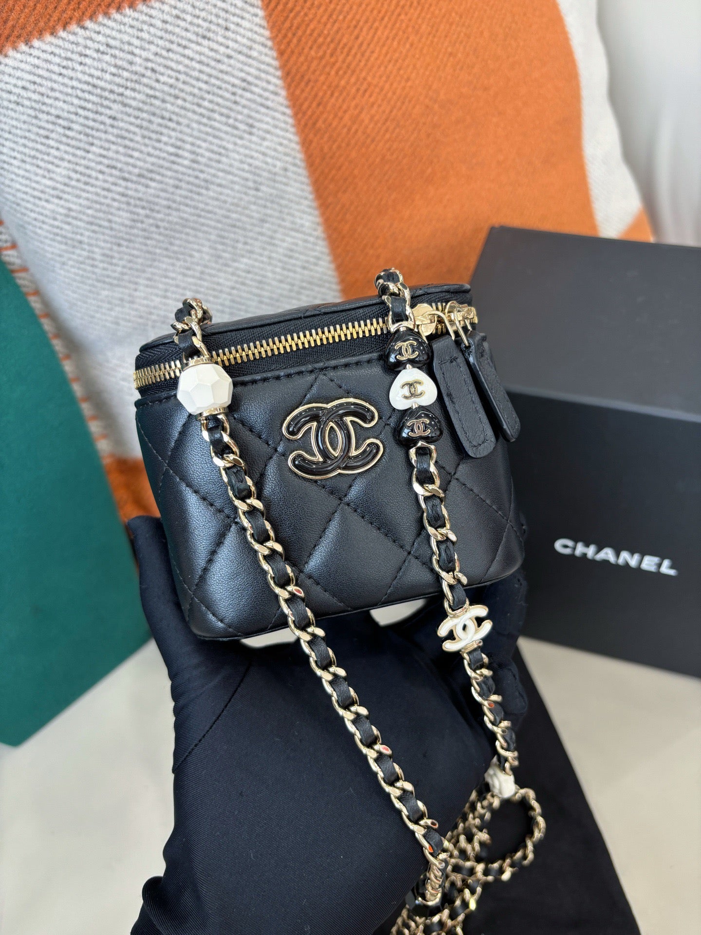 Chanel 23P Enamel Heart Mini Vanity