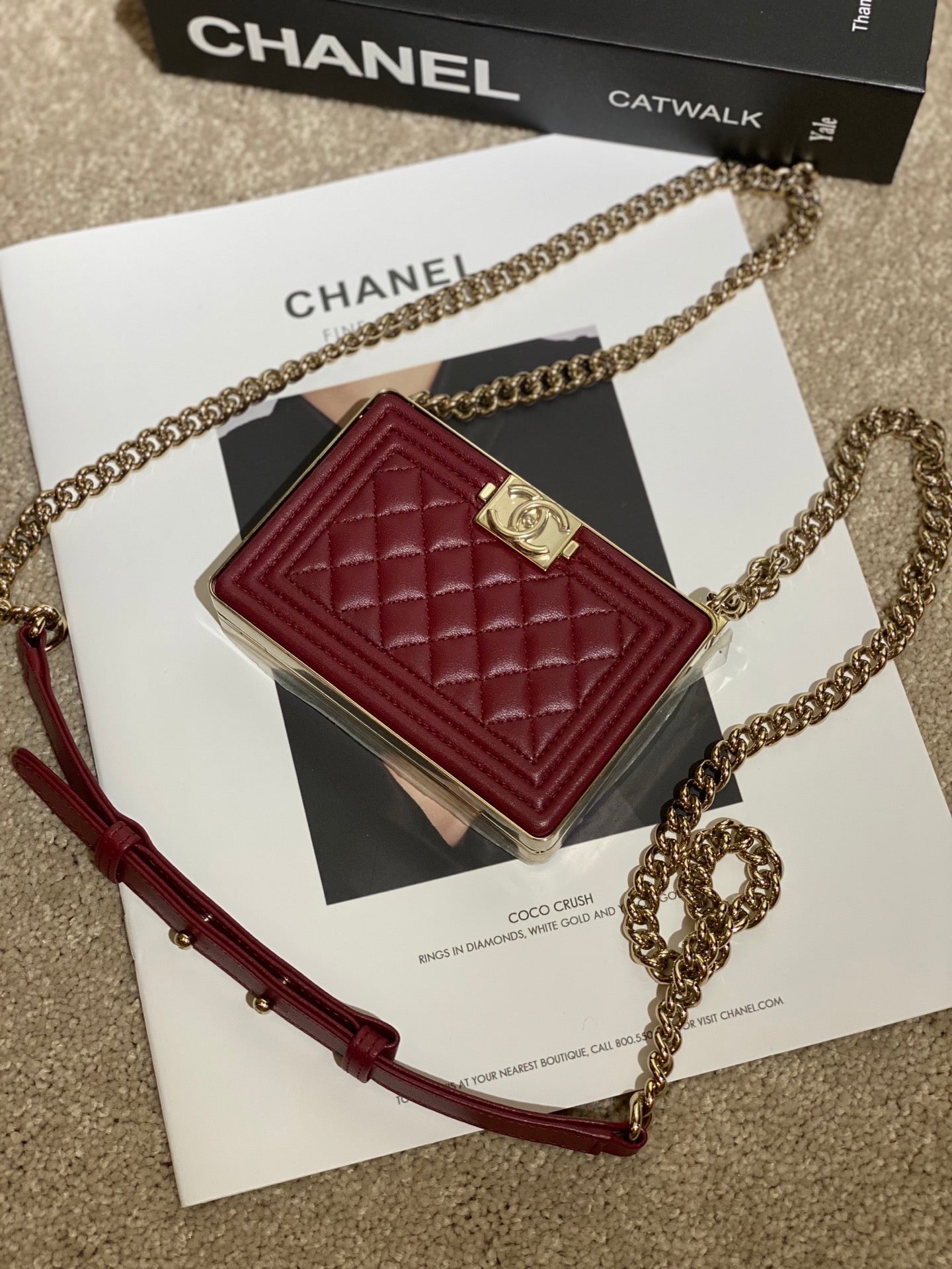 Chanel 22A Métiers d’Art Mini Le Boy Box Bag