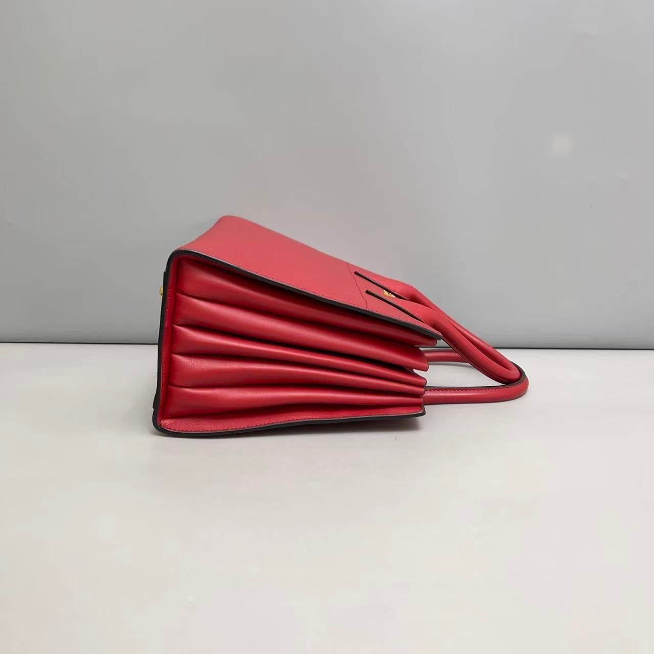 Prada Saffiano Leather Accordion Tote