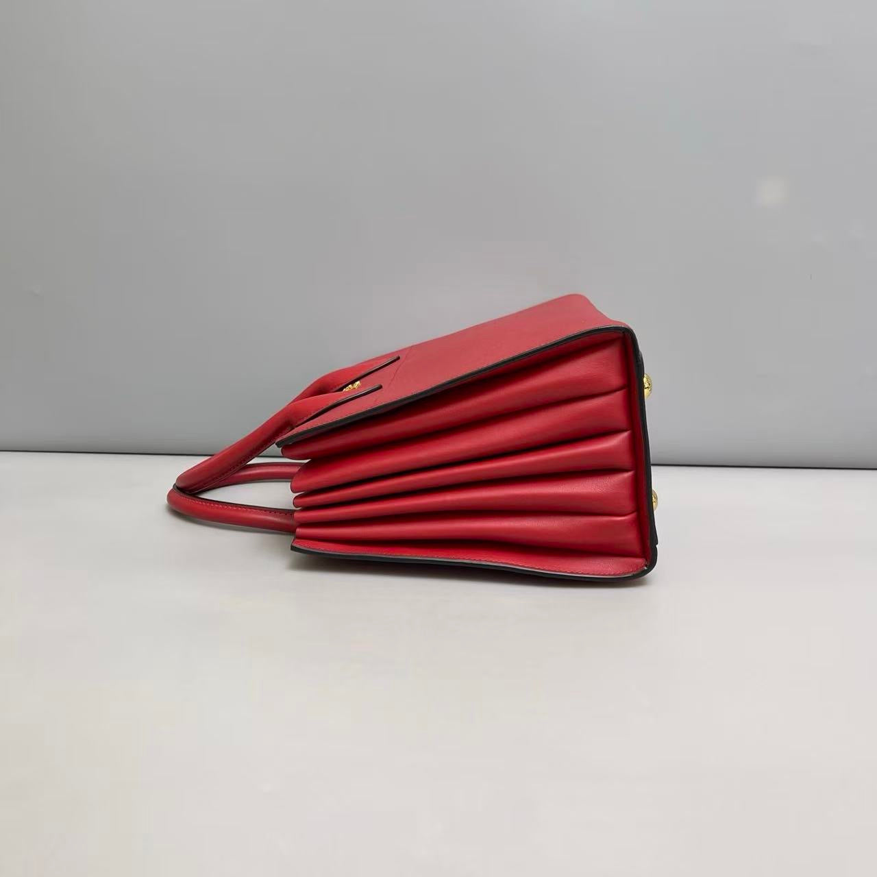 Prada Saffiano Leather Accordion Tote