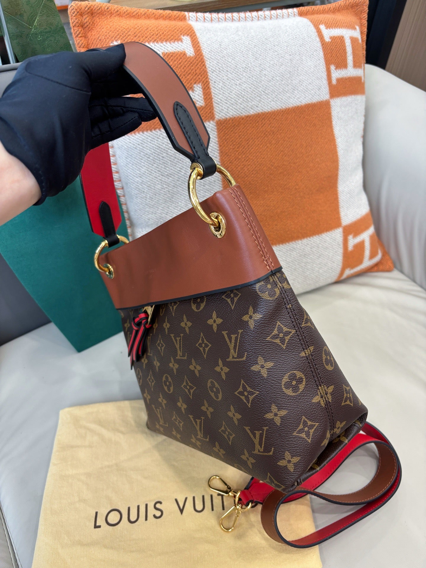 Louis Vuitton Tuileries Monogram Shoulder Bag