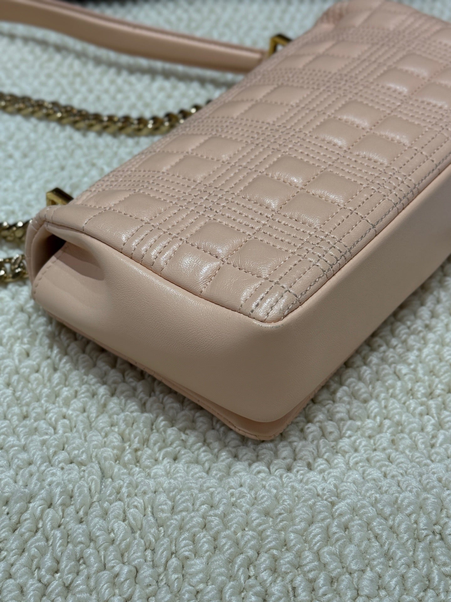 Burberry Peach Pink LOLA Small