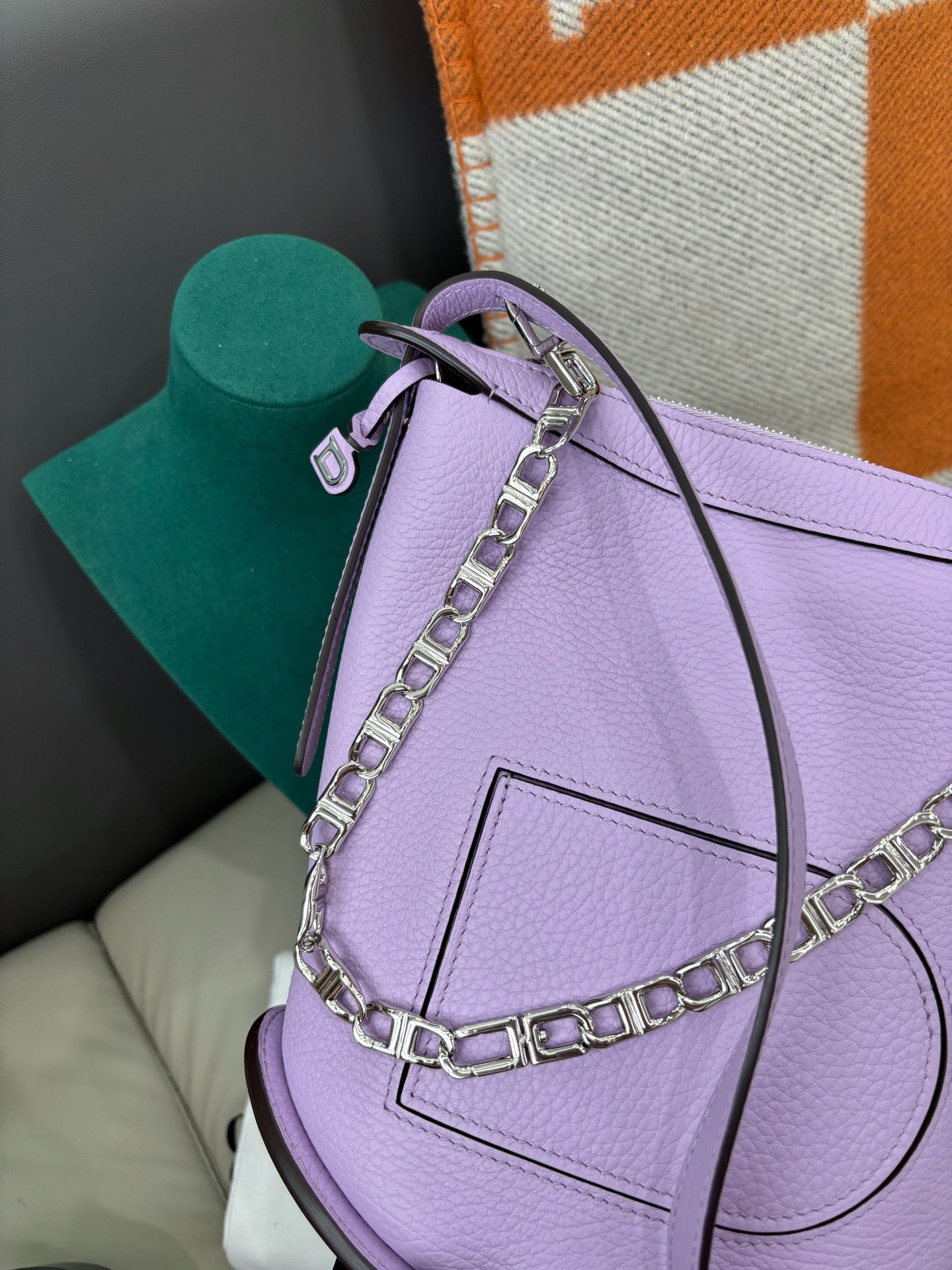 Delvaux Pin Twist Bucket Bag