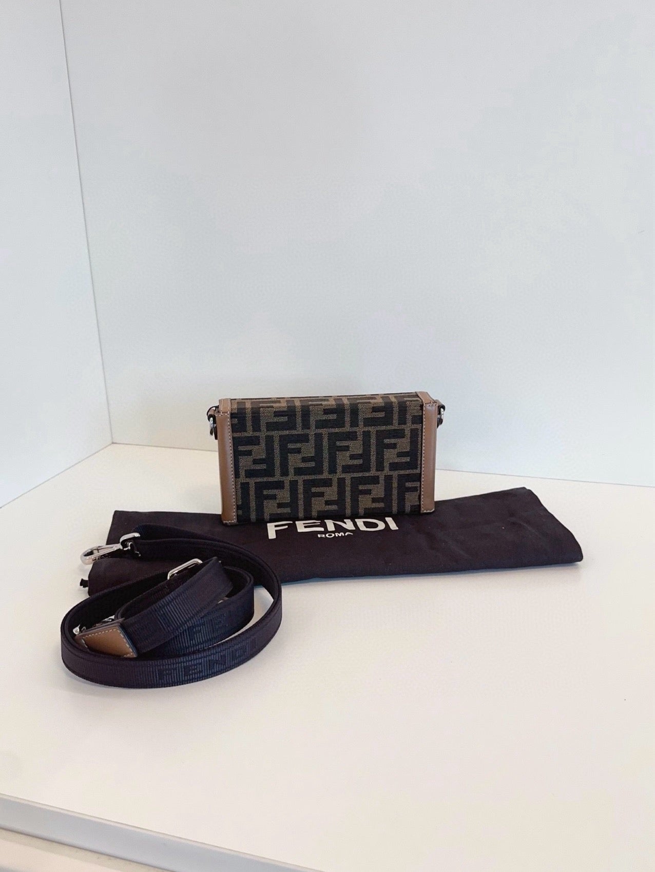 Fendi Baguette Soft Trunk Mini Bag
