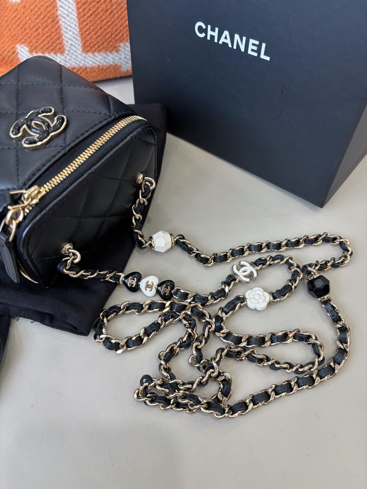 Chanel 23P Enamel Heart Mini Vanity