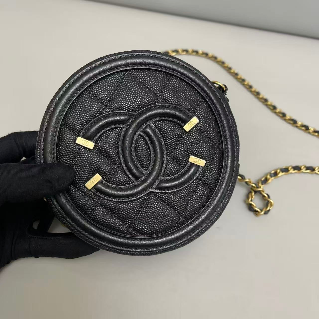 Chanel Mini Double-C Round Bag