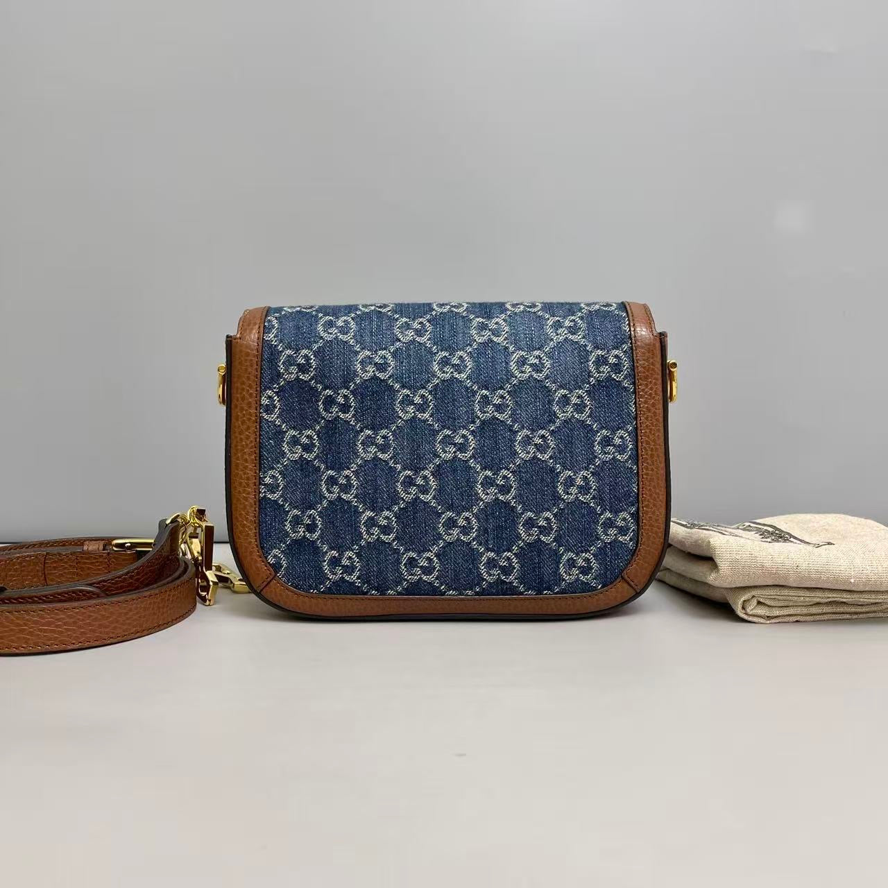 Gucci 1955 Mini Horsebit Saddle Bag