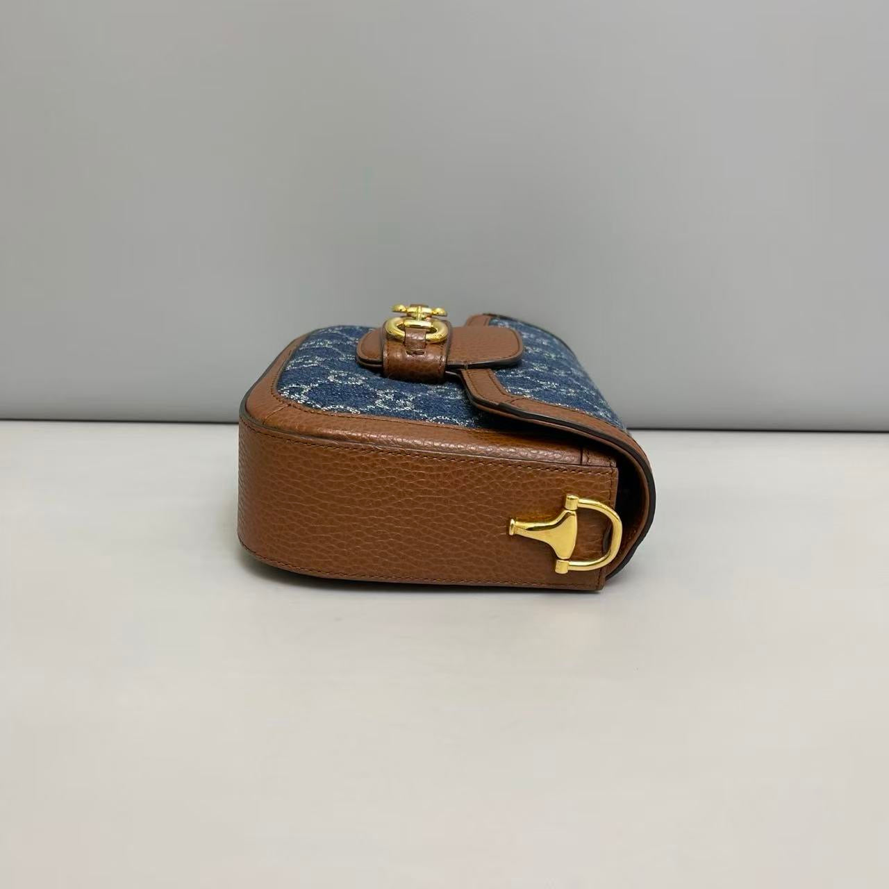 Gucci 1955 Mini Horsebit Saddle Bag