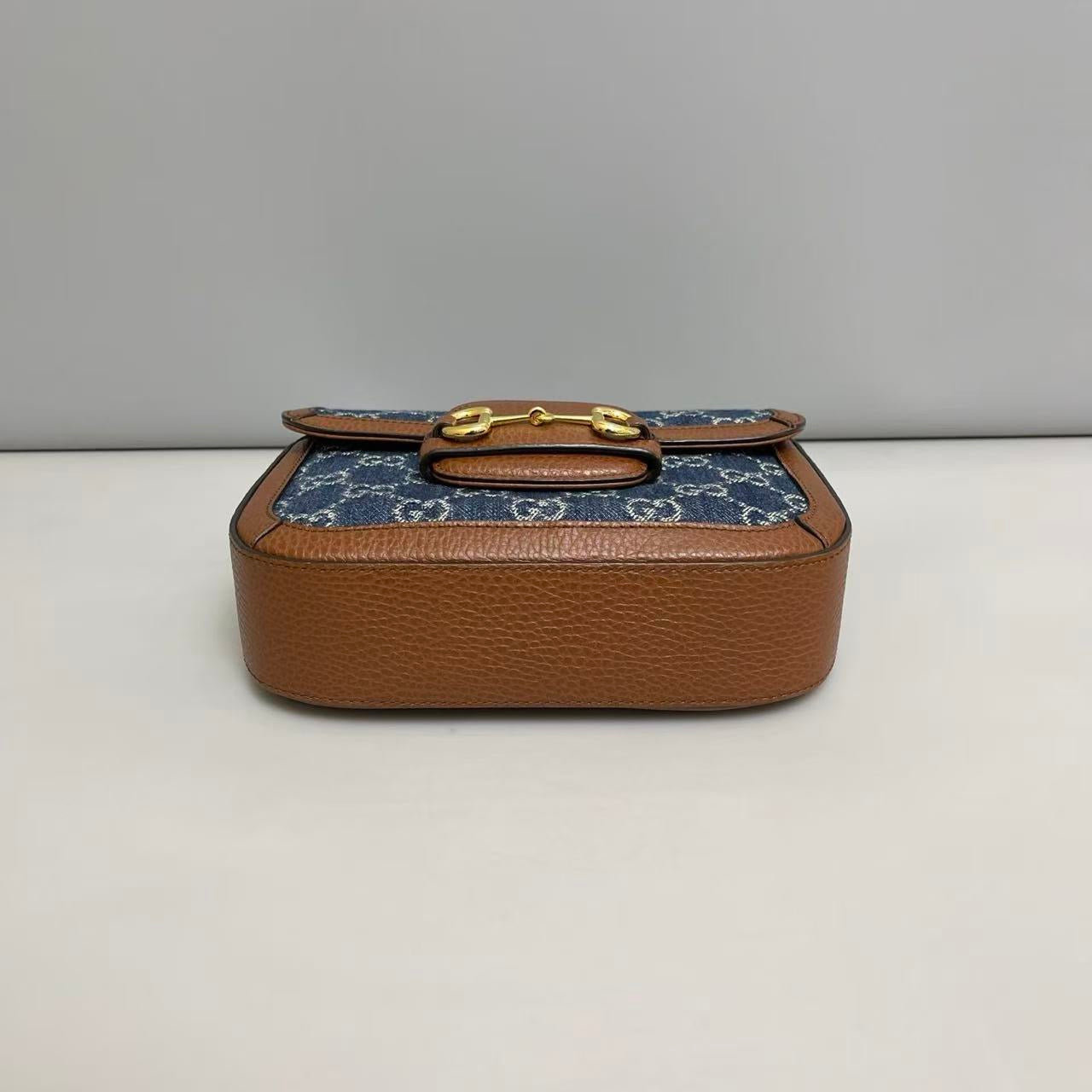 Gucci 1955 Mini Horsebit Saddle Bag