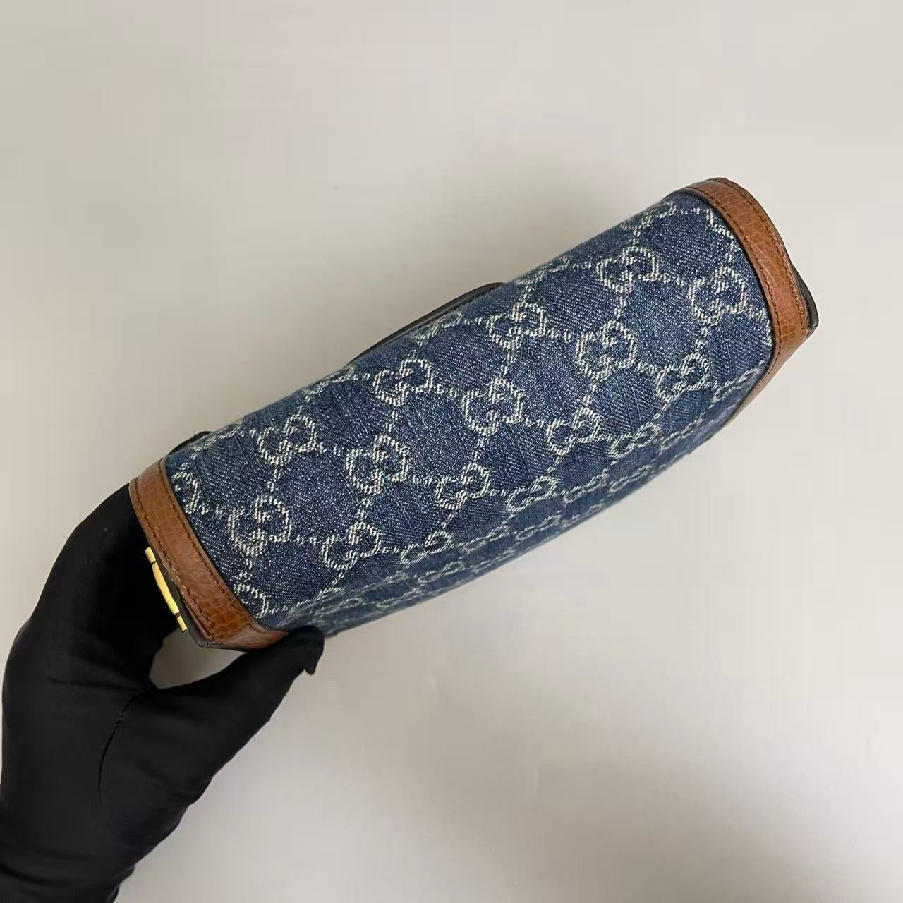 Gucci 1955 Mini Horsebit Saddle Bag