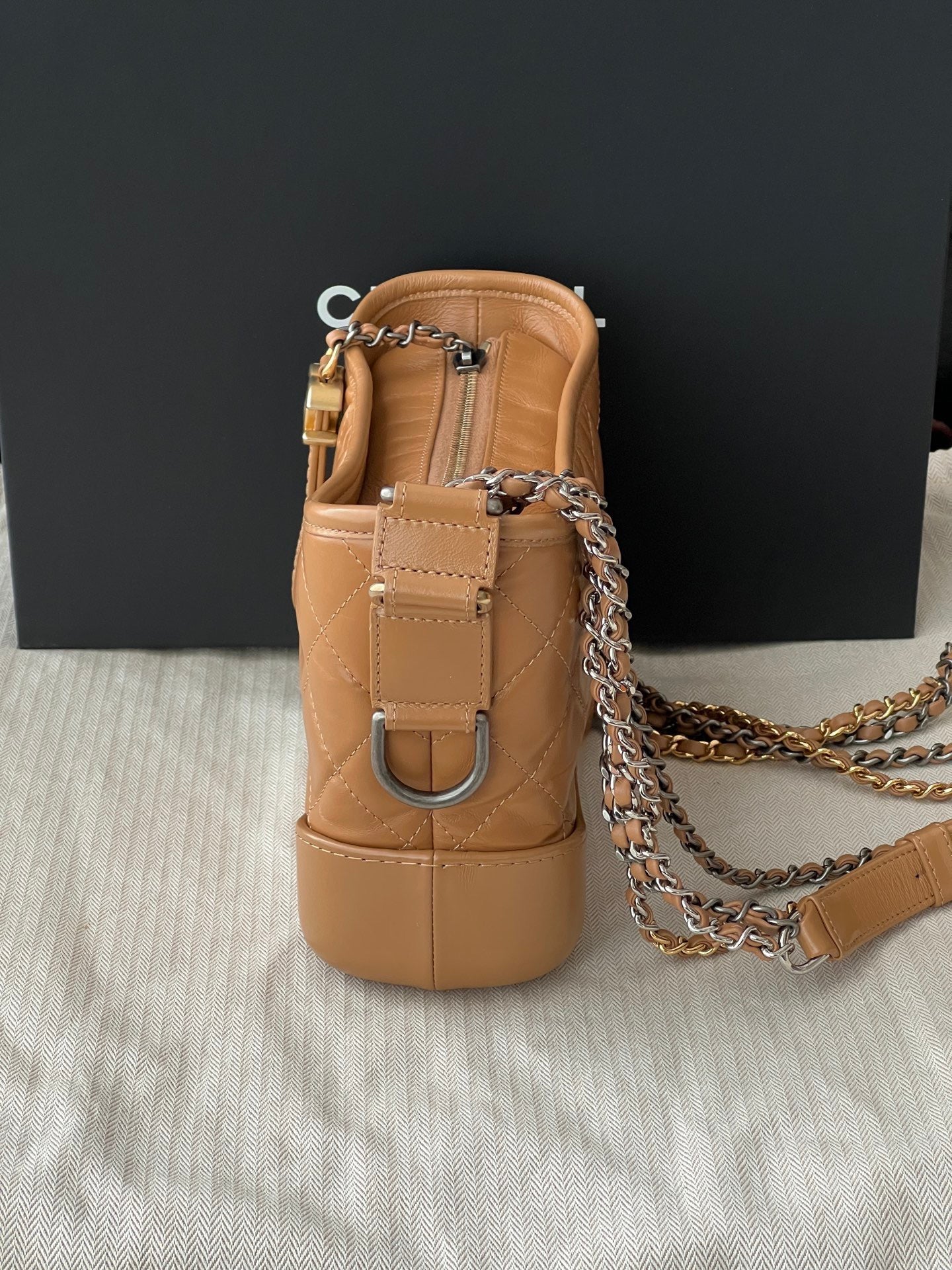 Chanel Gabrielle Small Hobo — Caramel Brown
