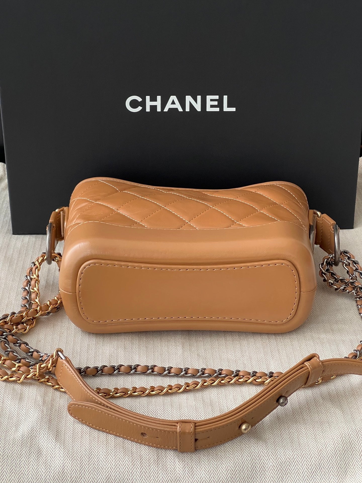 Chanel Gabrielle Small Hobo — Caramel Brown