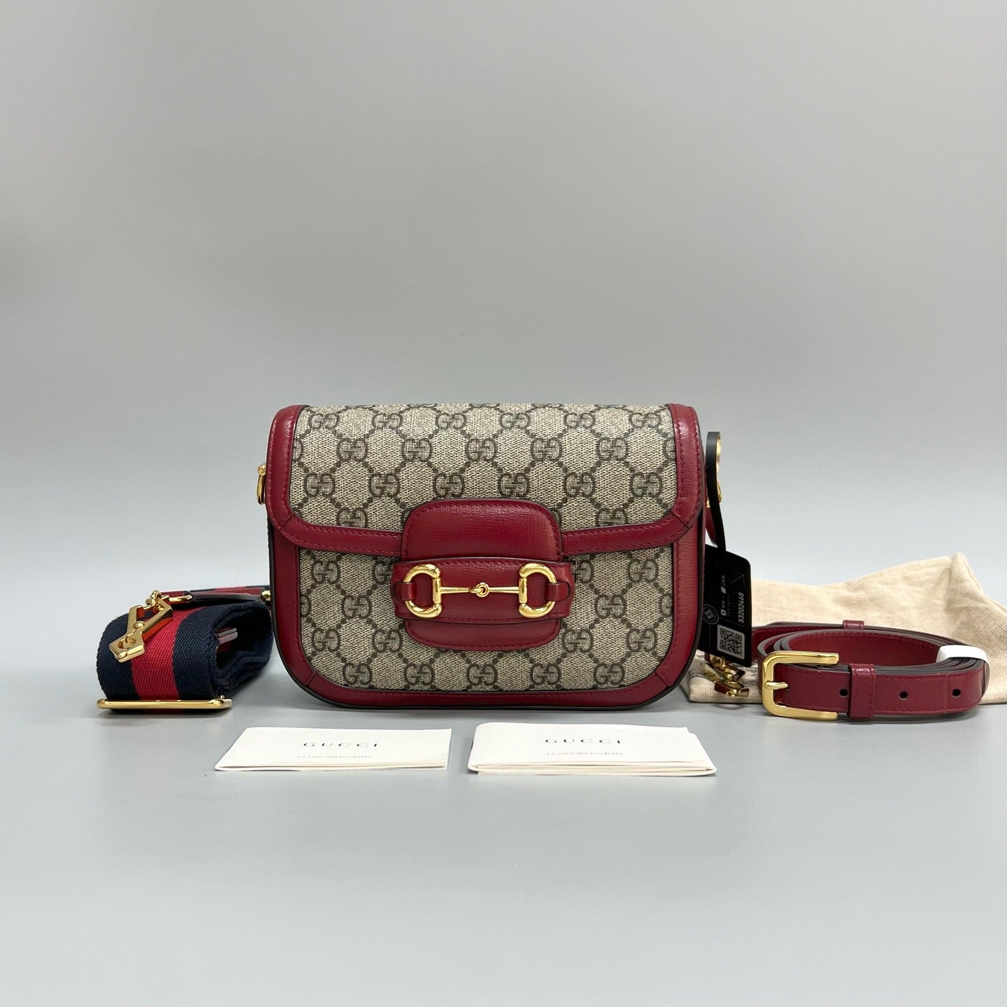 Gucci 1955 Mini Horsebit Saddle Bag