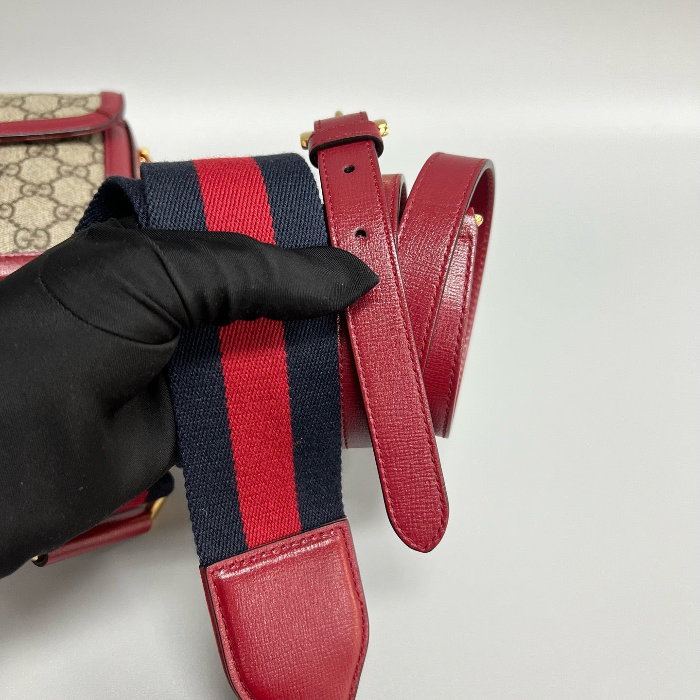 Gucci 1955 Mini Horsebit Saddle Bag