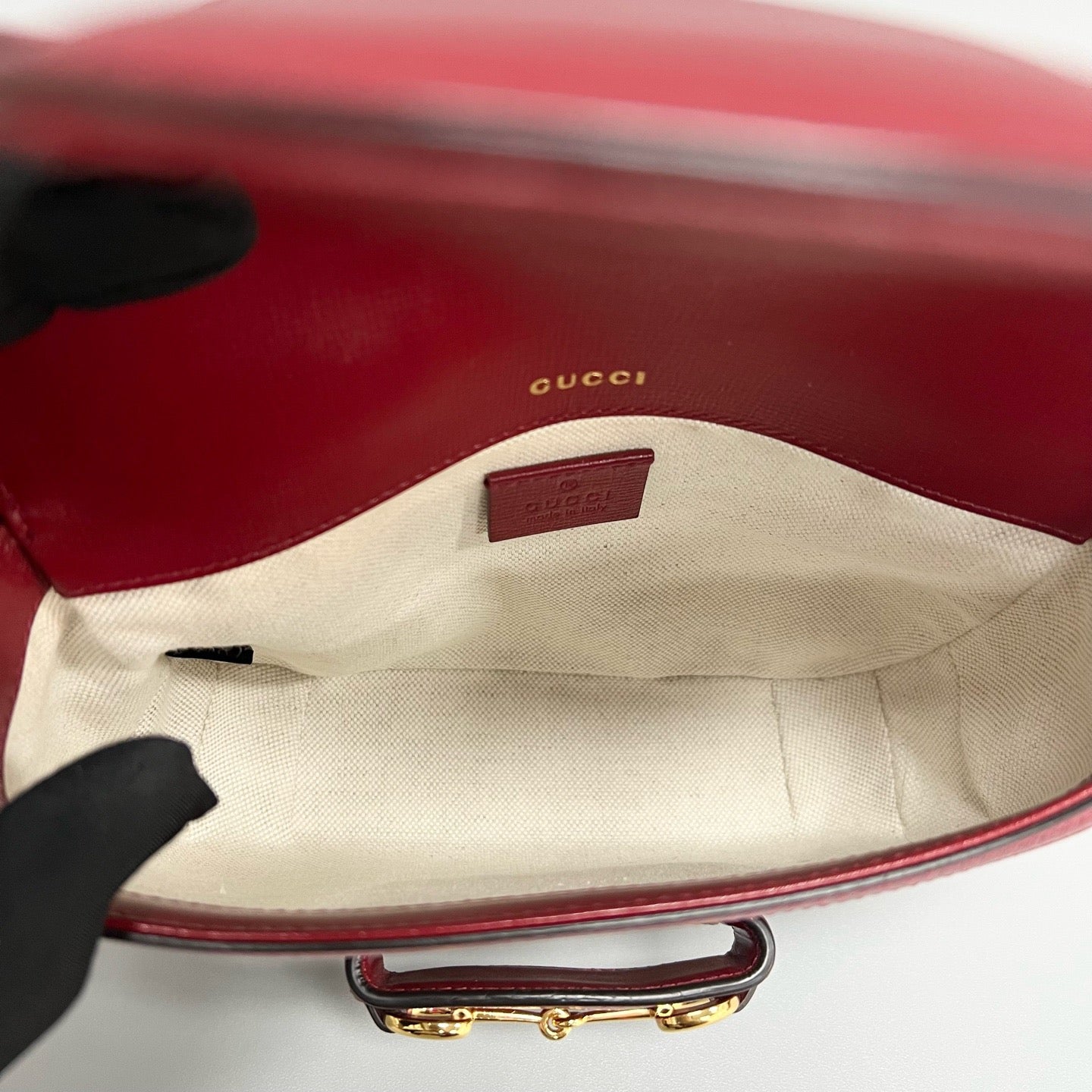 Gucci 1955 Mini Horsebit Saddle Bag