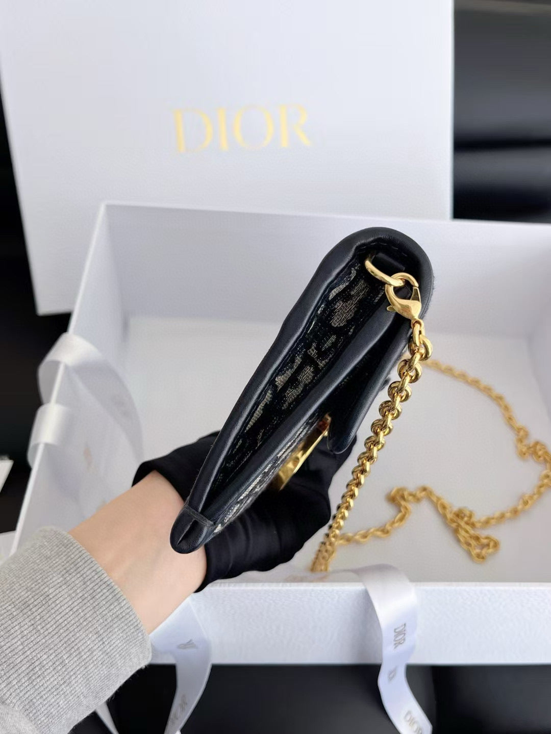Dior Montaigne Horizontal Baguette Bag