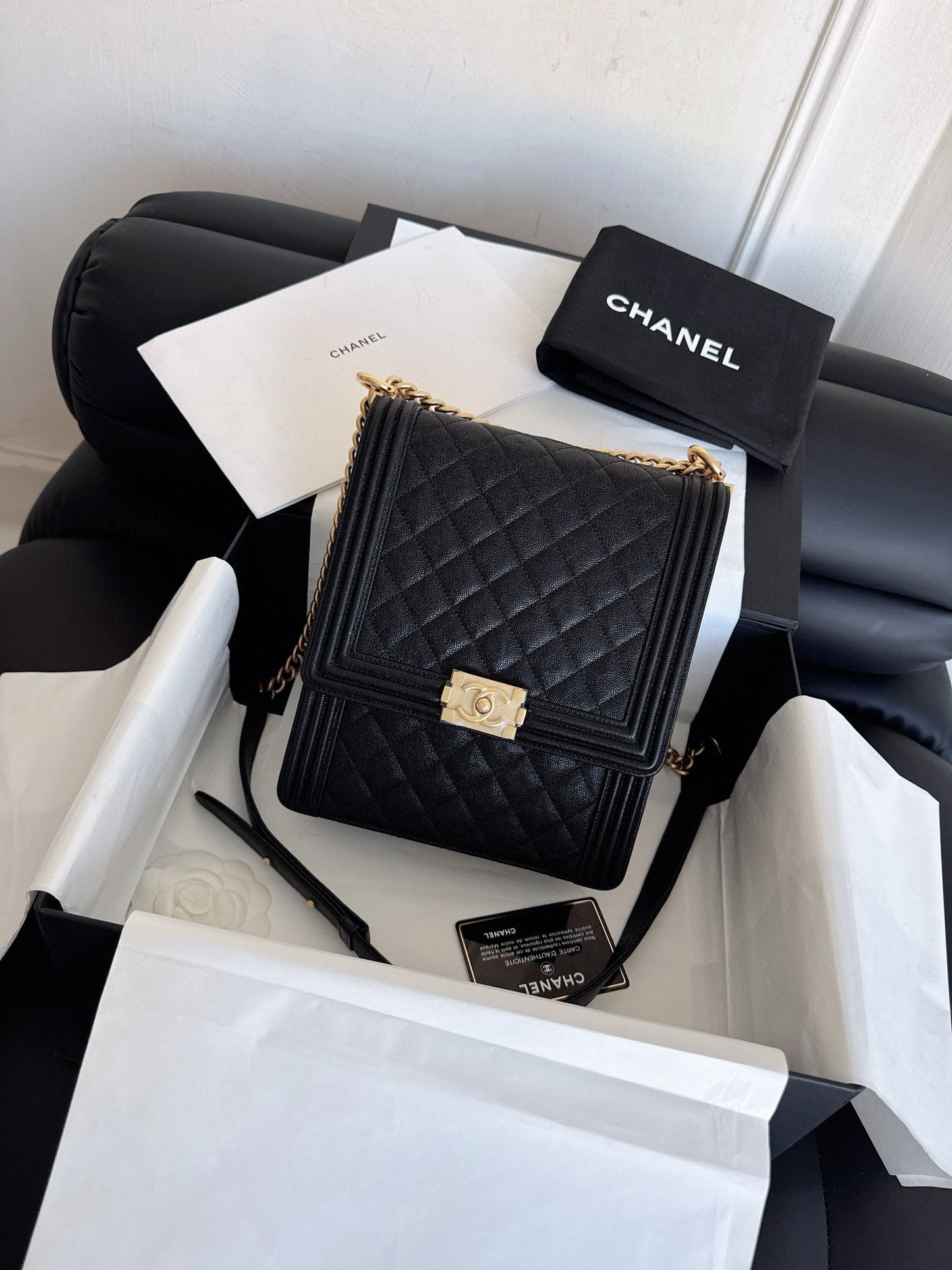 Chanel Le Boy Vertical Bag