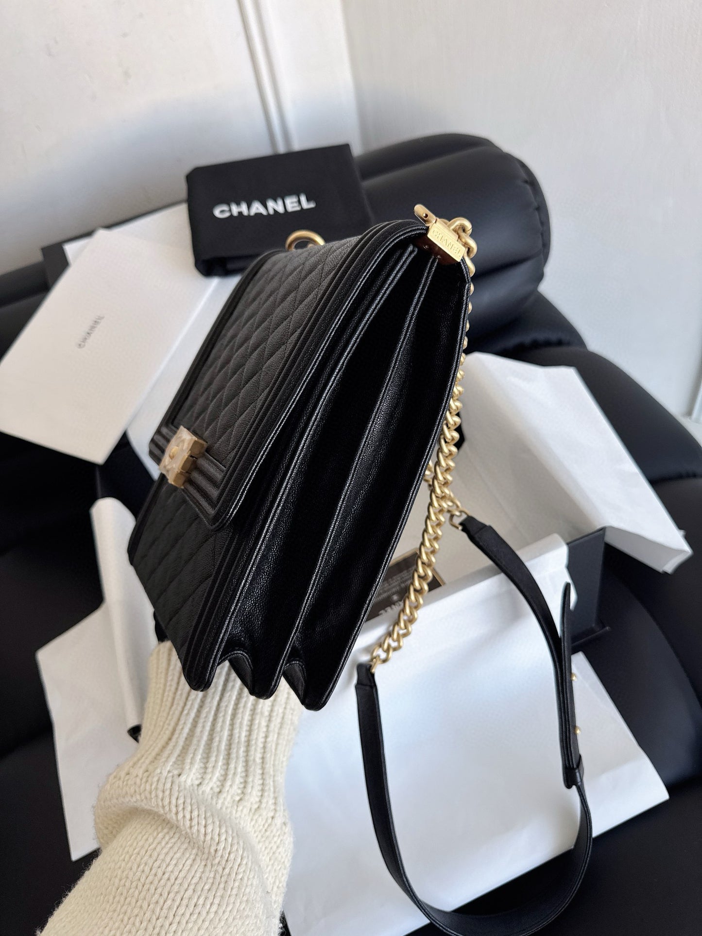 Chanel Le Boy Vertical Bag