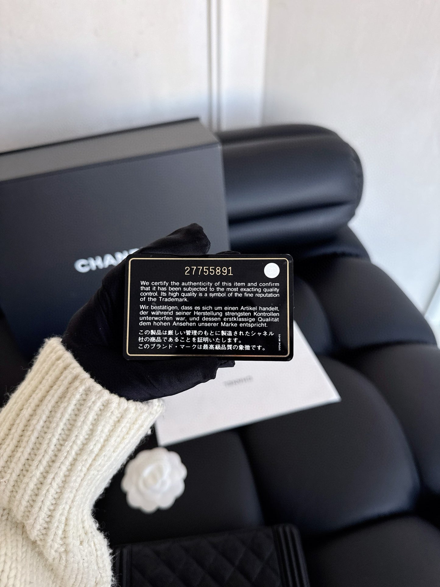 Chanel Le Boy Vertical Bag