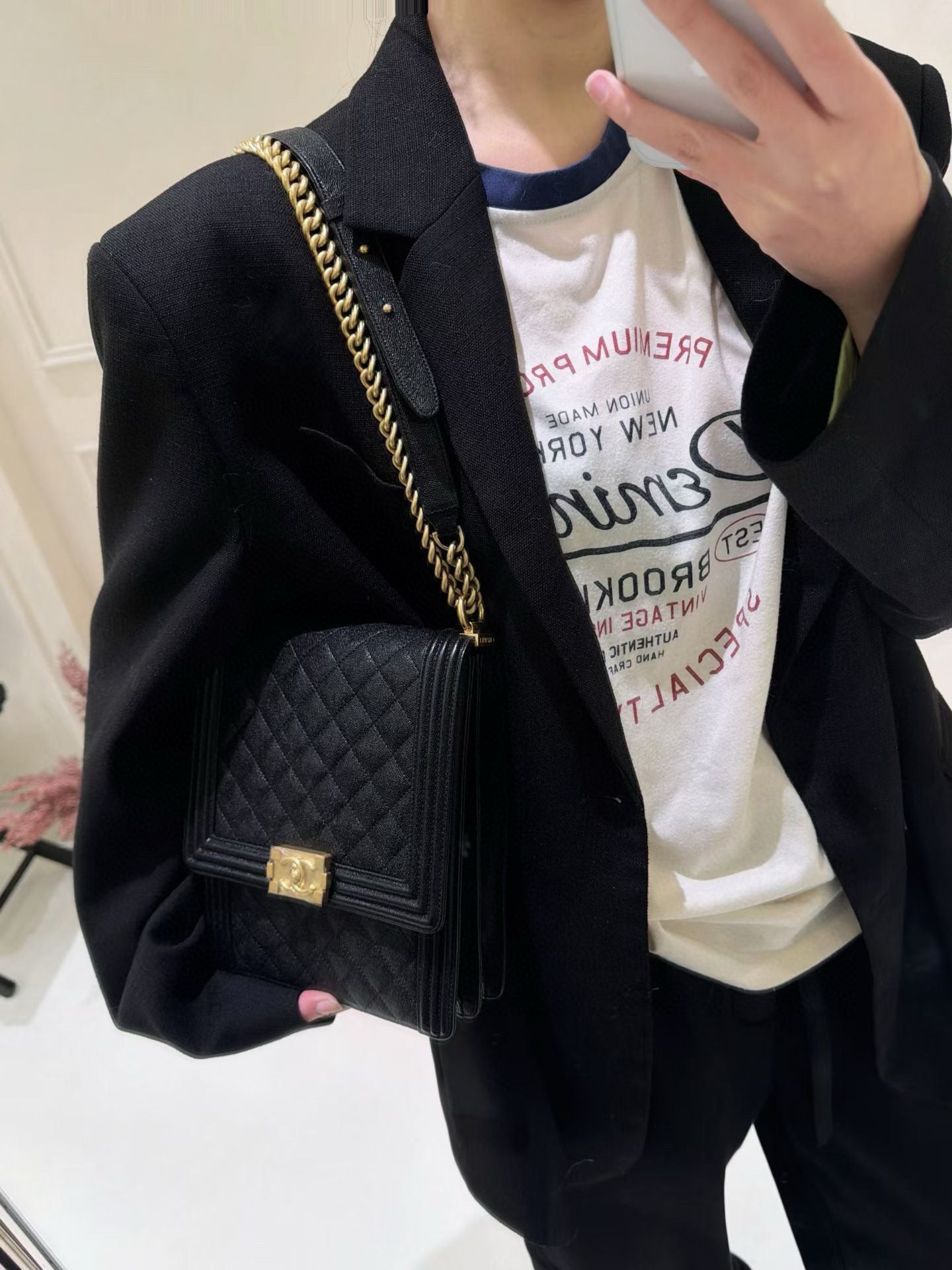Chanel Le Boy Vertical Bag