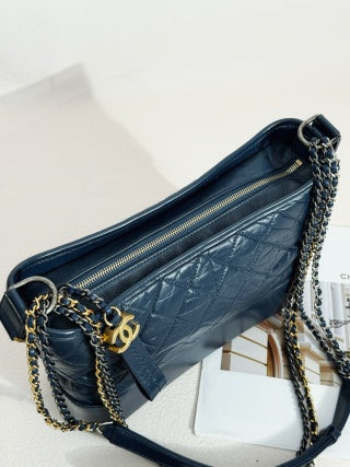 Chanel Gabrielle Medium Hobo — Navy Blue