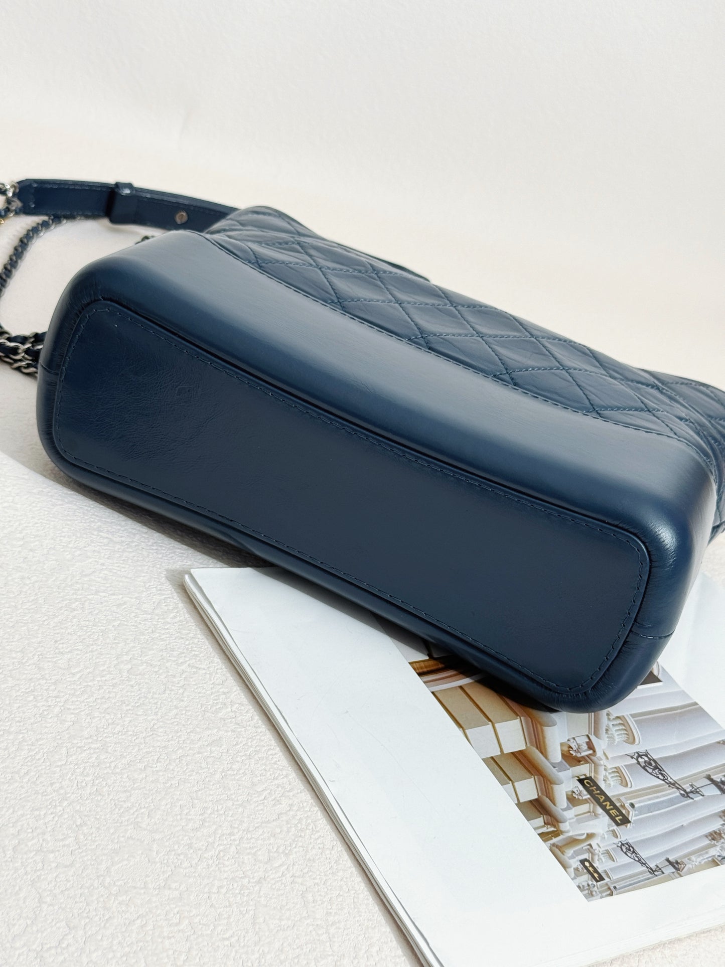 Chanel Gabrielle Medium Hobo — Navy Blue