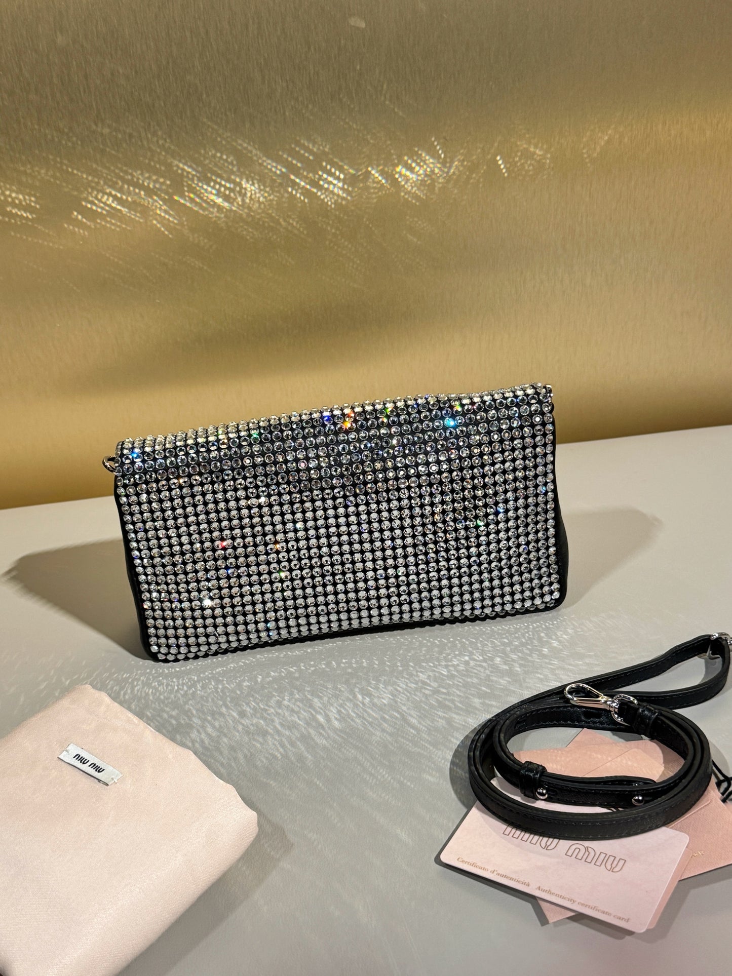 Miu Miu Starlight Crystal Shoulder Bag