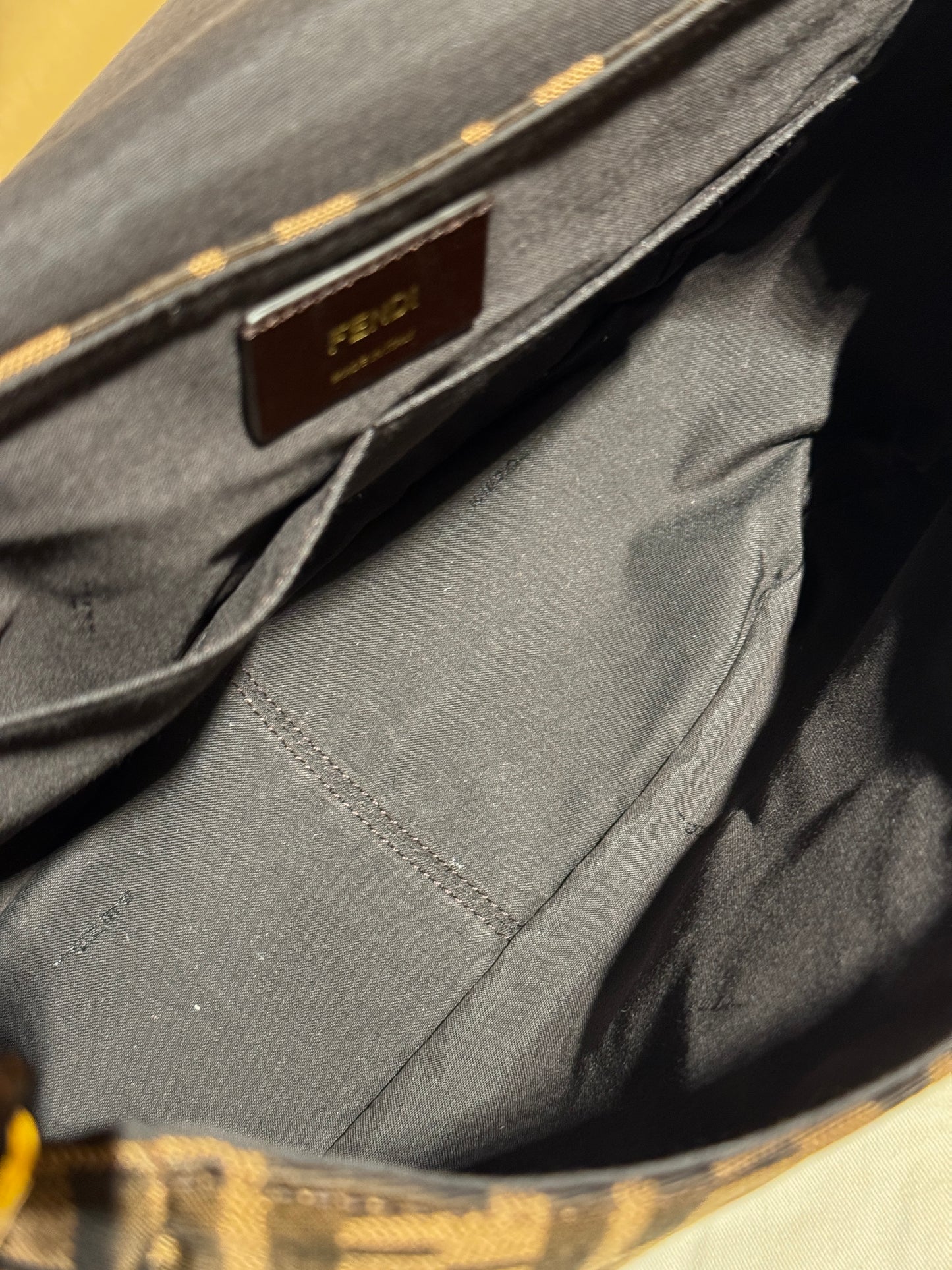 Fendi Vintage Canvas Messenger Bag