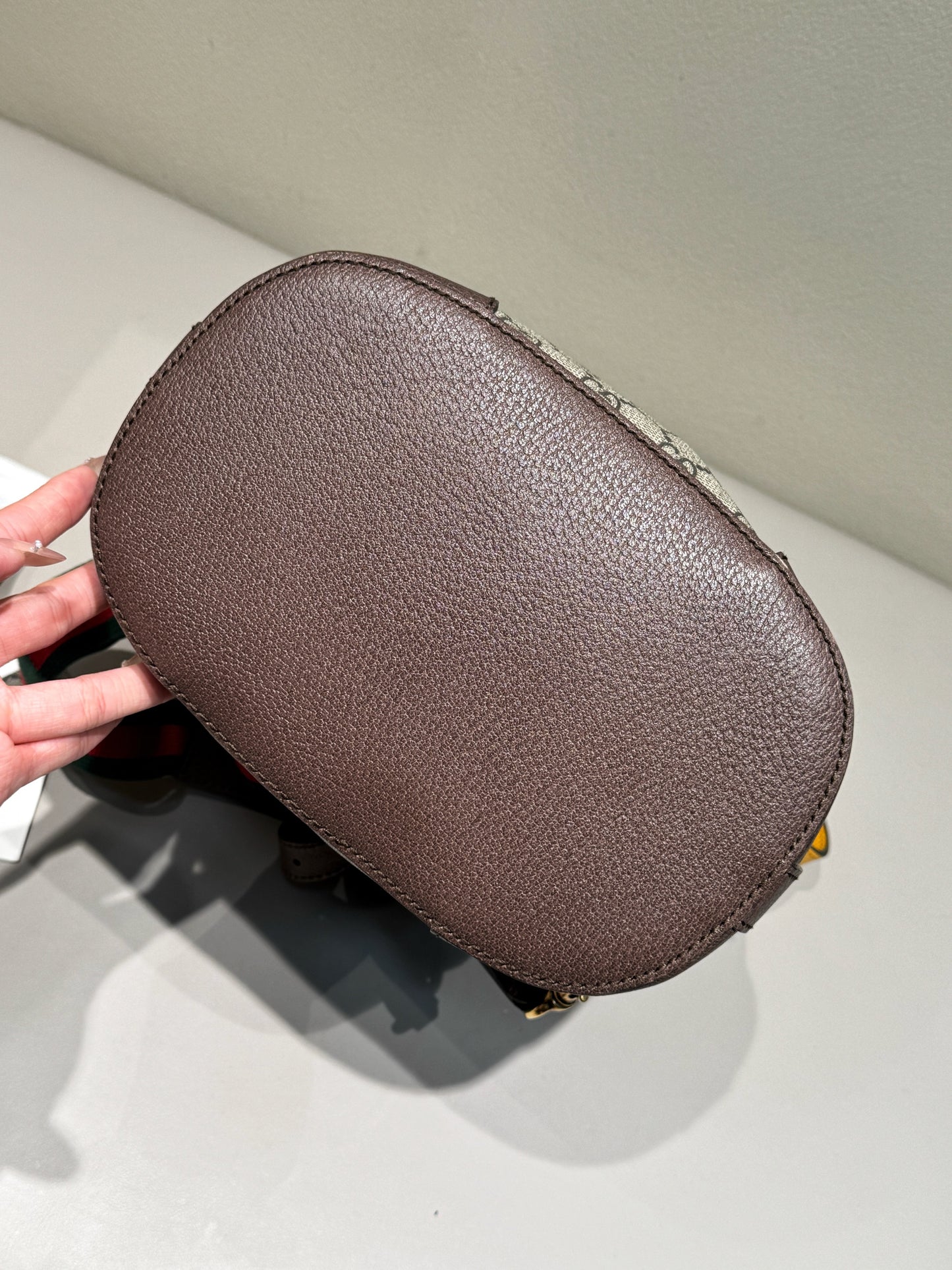 Gucci Tiger-Head Drawstring Bucket Bag