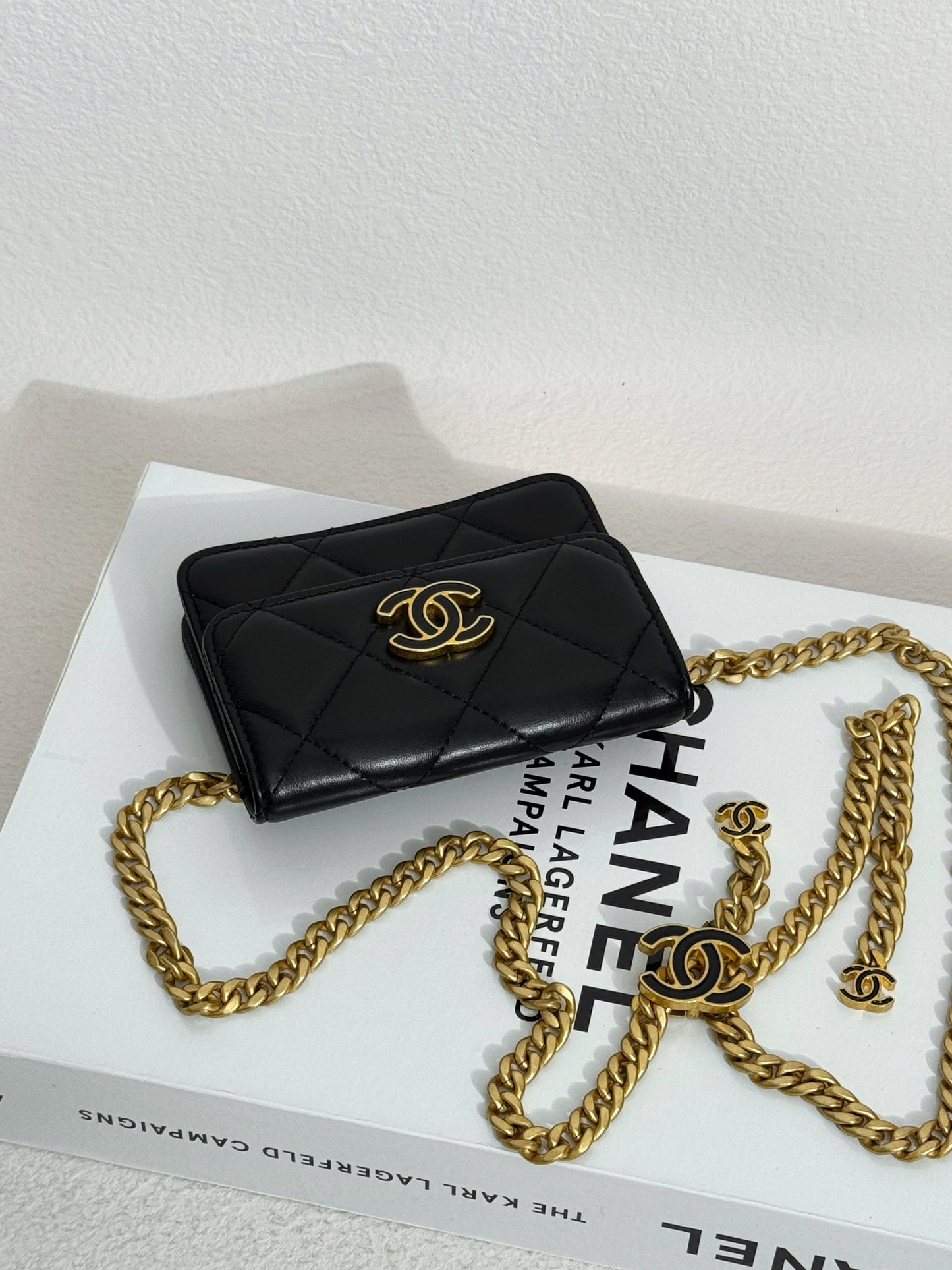 Chanel Mini WOC-Enamel Logo Clasp
