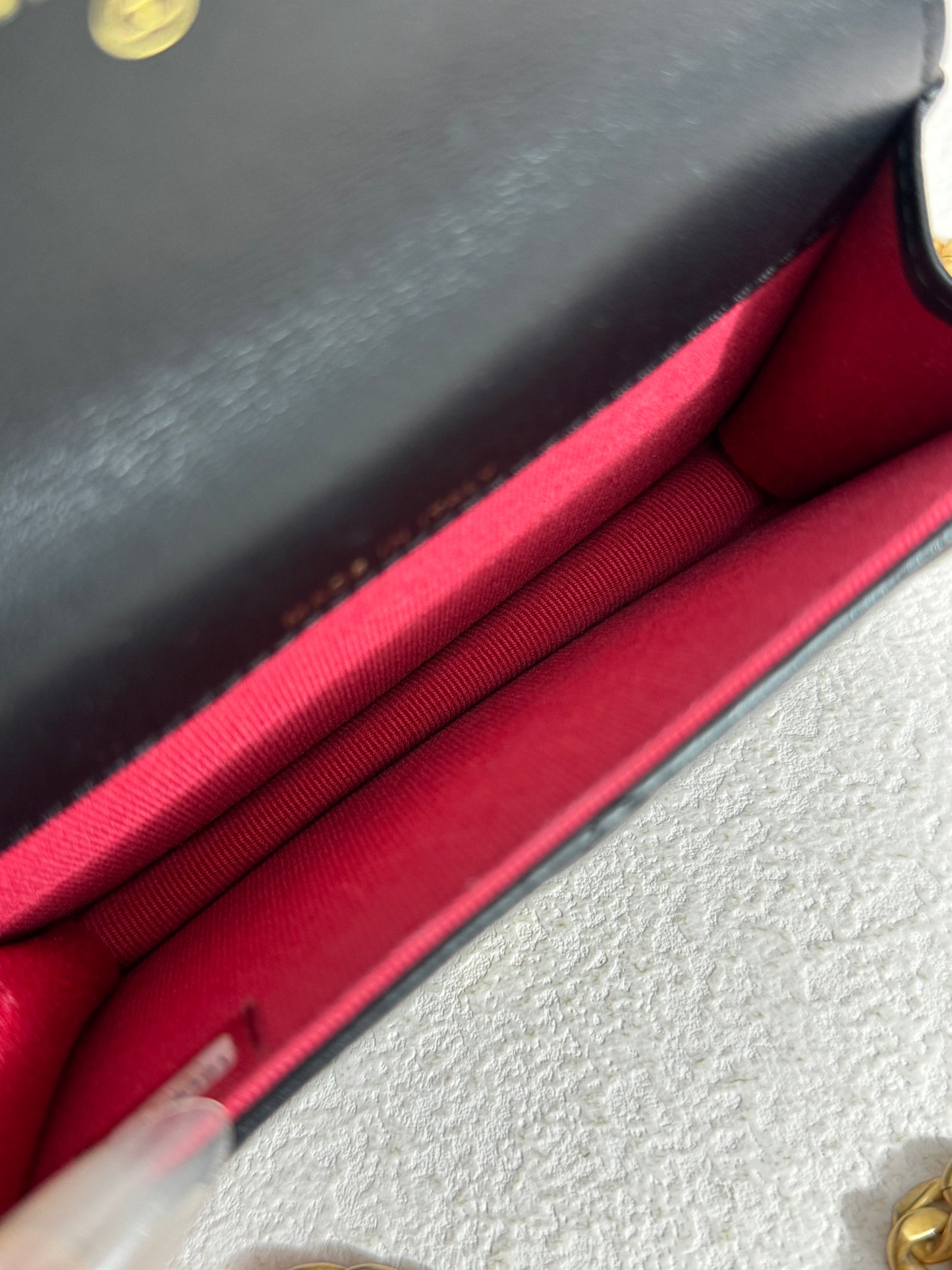 Chanel Mini WOC-Enamel Logo Clasp