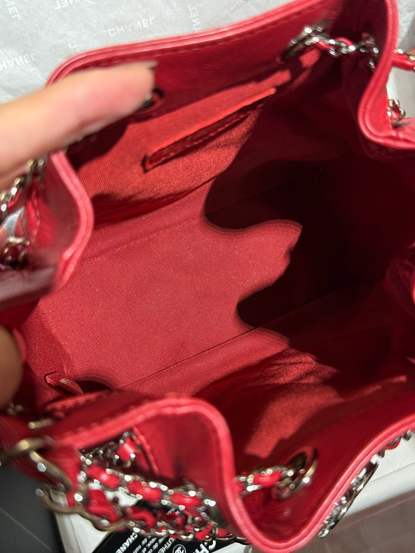 Chanel Drawstring Bucket Bag