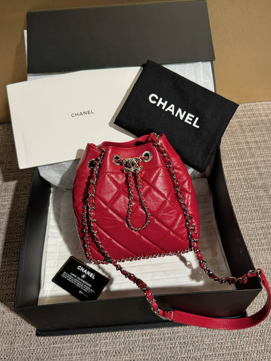 Chanel Drawstring Bucket Bag