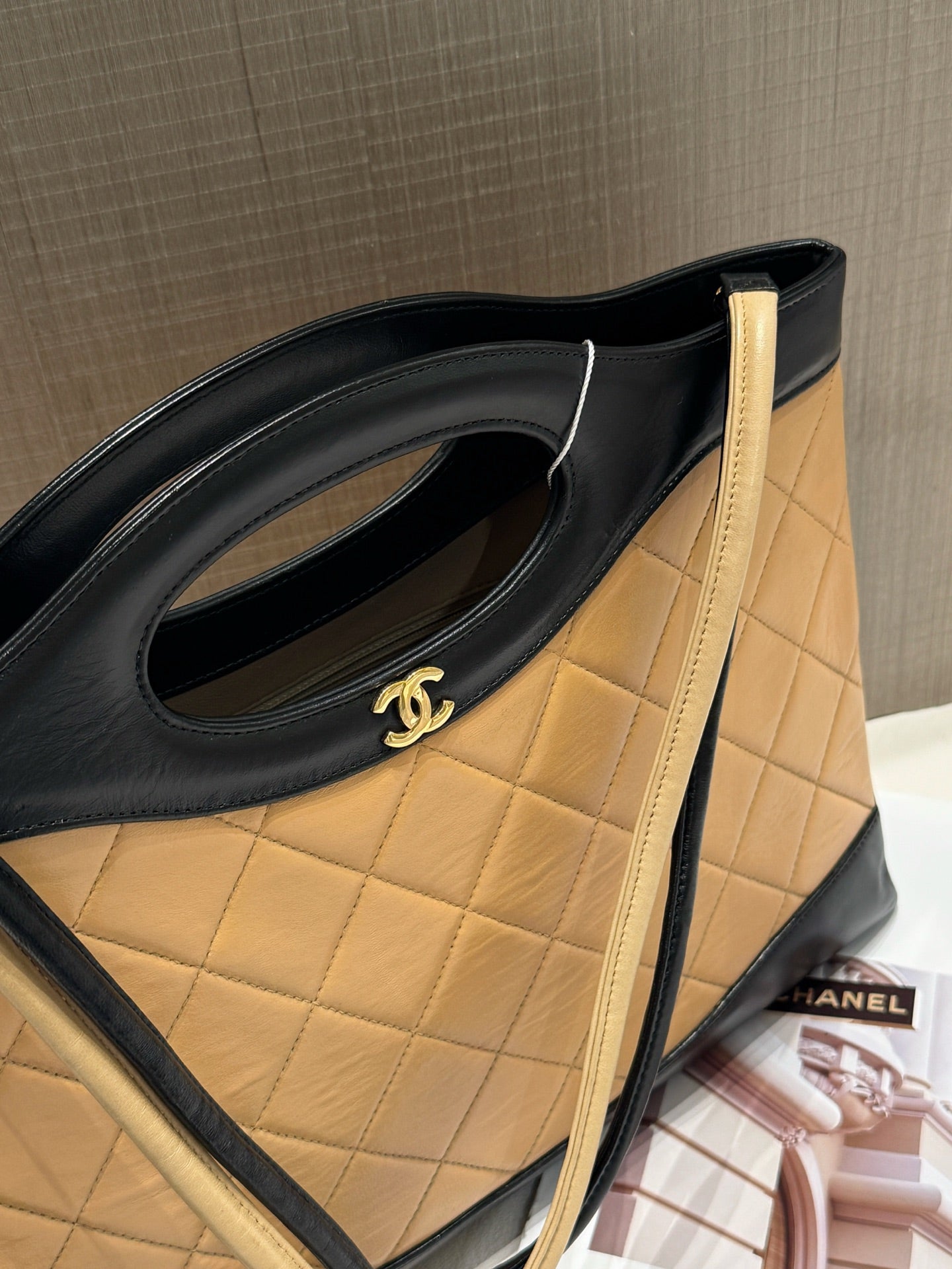 Chanel Horizontal 31 Bag – Beige & Black